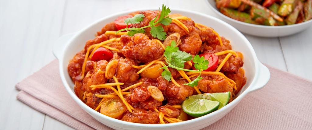Sweet and Spicy Thai Crispy Chicken